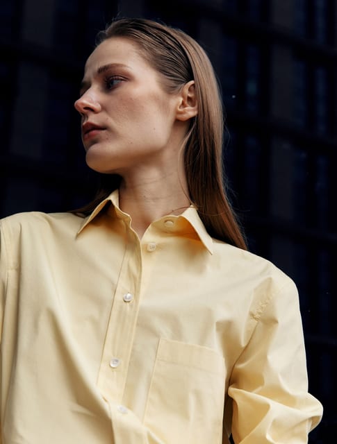 Mari Real Basic Shirt - Yellow