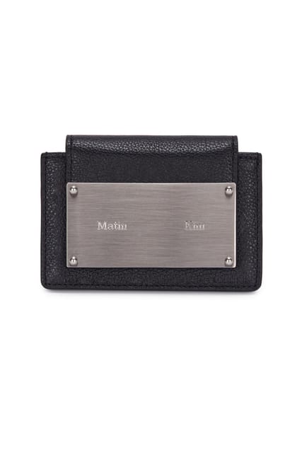 ACCORDION WALLET IN BLACK
