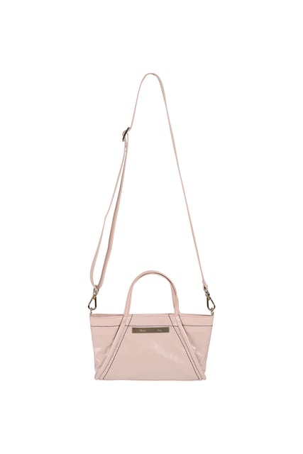MINI COATING TOTE BAG IN PINK