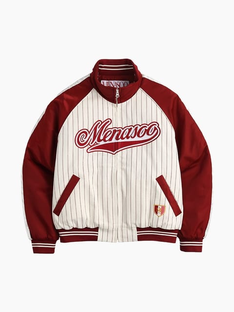 MENASOO BASEBALL JUMPER RED