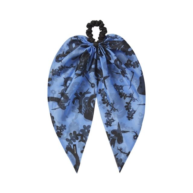 MINJUKIM SCARF SCRUNCHIE - BLUE