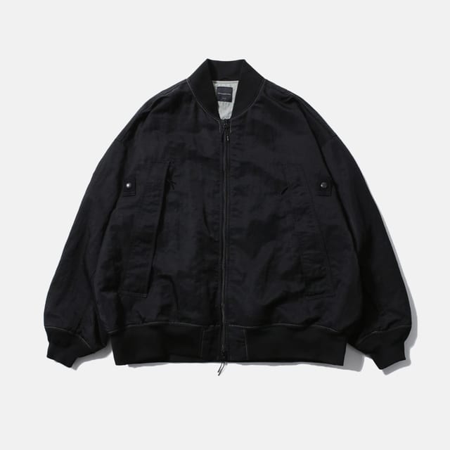 [AW21]FLIGHT JACKET / BLACK