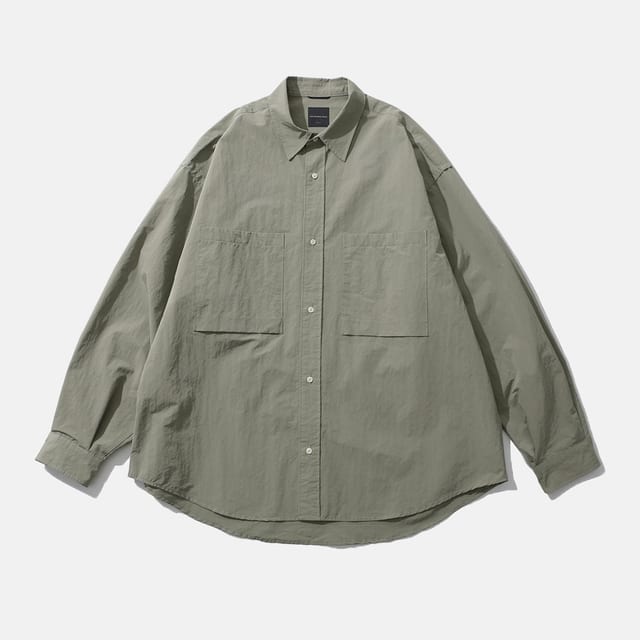 [AW21]WIDE WORK SHIRTS / PALE SAGE