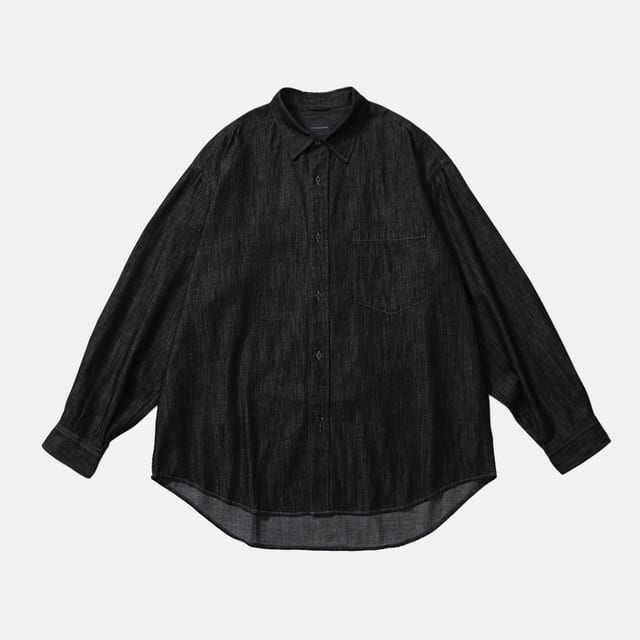[AW22]UNIFORM SHIRT / BLACK DENIM