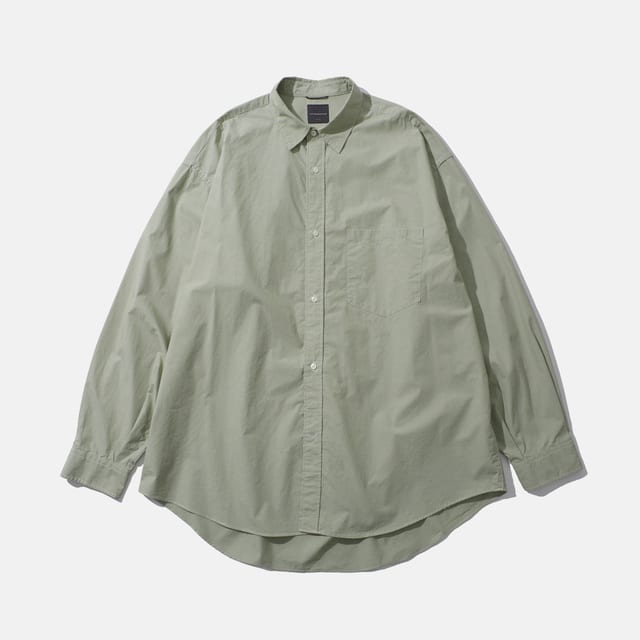 [SS21]UNIFORM SHIRT / SILT GREEN