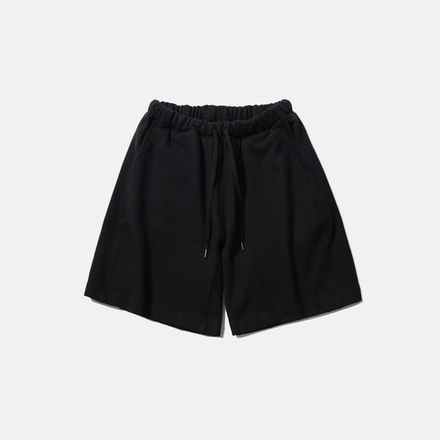 [SS22]TRAINER SWEAT SHORTS / BLACK