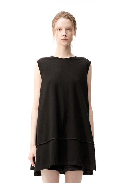 RAW EDGE LINE SLEEVELESS