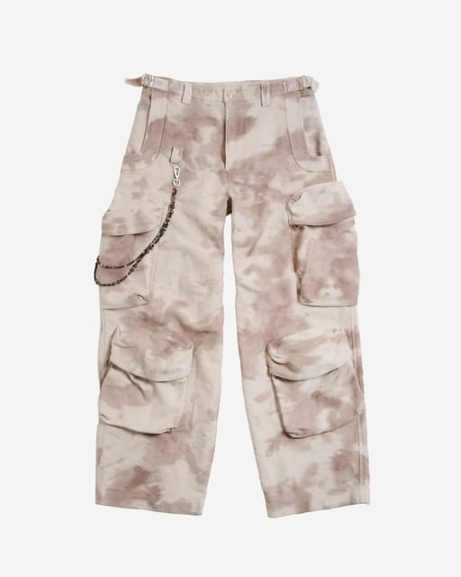 Beaded Charm Cargo Pants