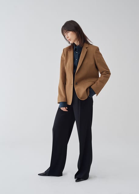 Slim Collar Single Blazer
