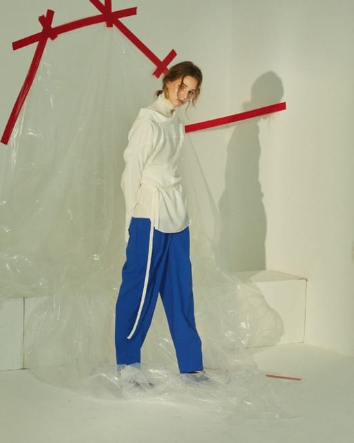 MUSÉE Lyon blue pants