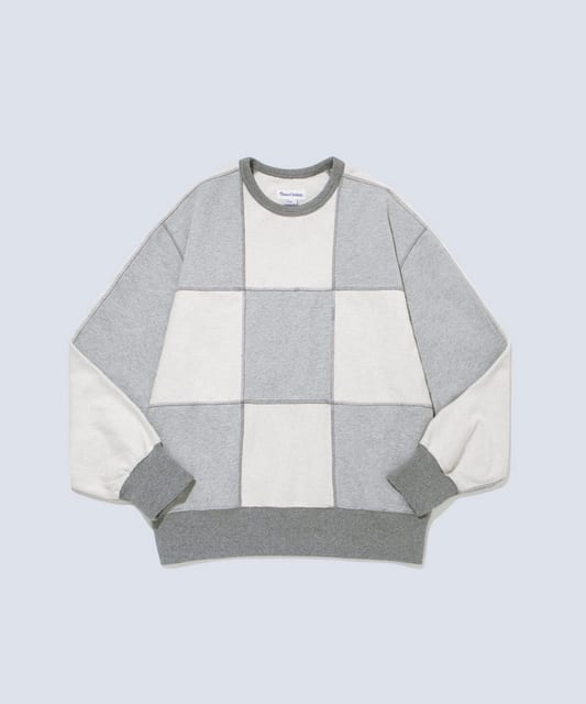 CHECKER SWEATSHIRTS GRAY