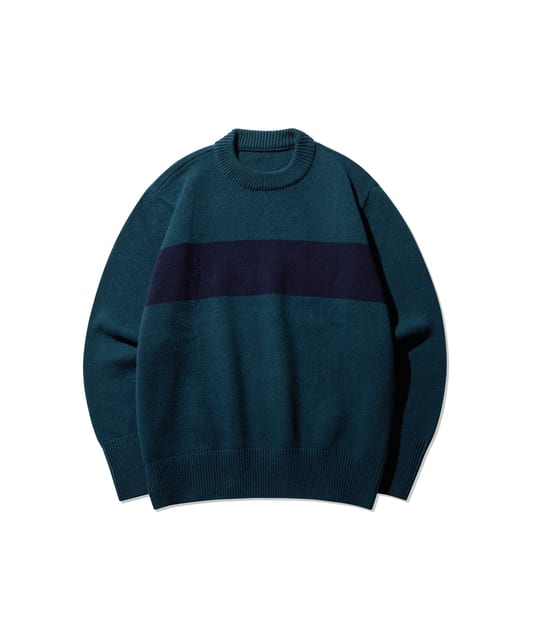 FISHERMAN WOOL SWEATER GREEN