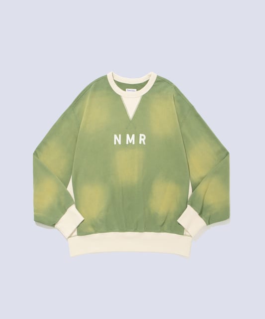 NMR FIRECRACKER WASHED SWEATSHIRTS GREEN