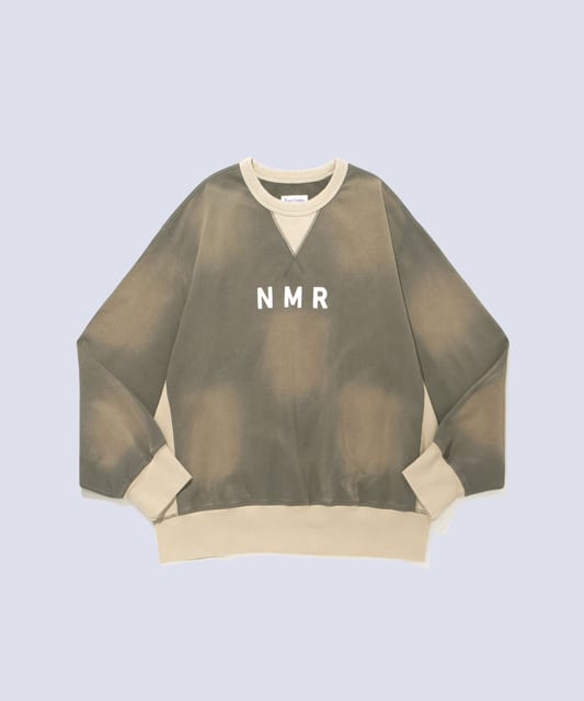NMR FIRECRACKER WASHED SWEATSHIRTS KHAKI
