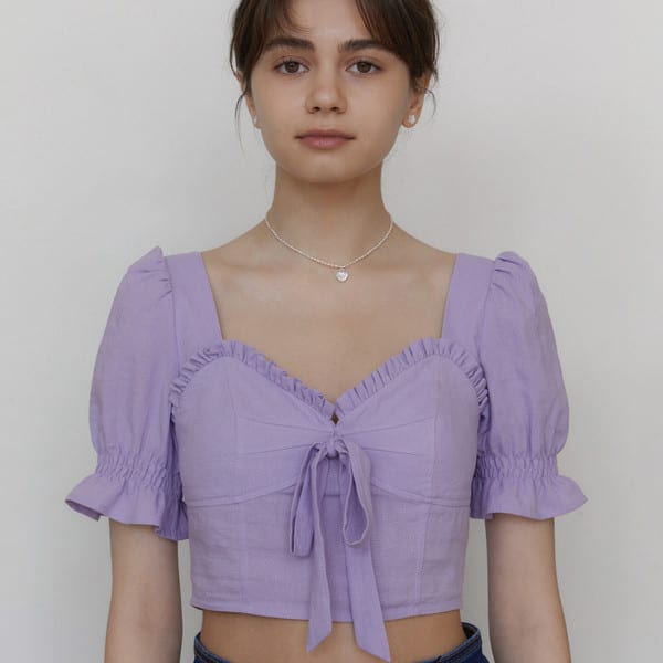 Romantic Frill Corset Blouse