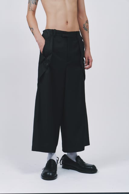 FOLDING PANTS (BLACK)