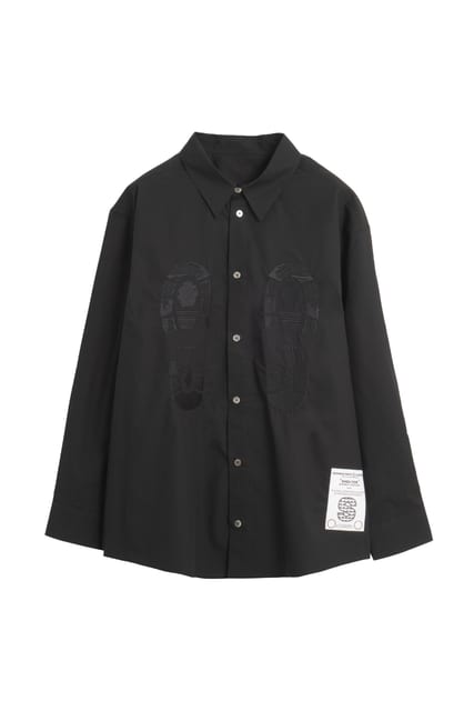 FOOTPRINT SHIRTS (BLACK)