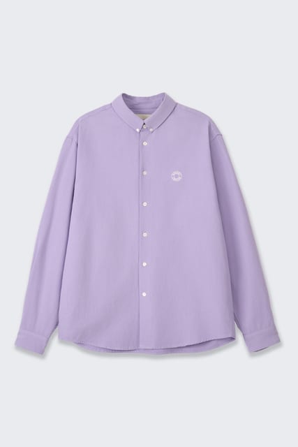 LOGO OXFORD SHIRT PURPLE