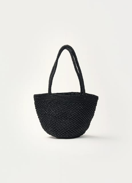 6TH / Anais crochet bag (Black)