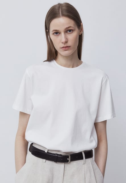 SILKET HALF T-SHIRTS - WHITE