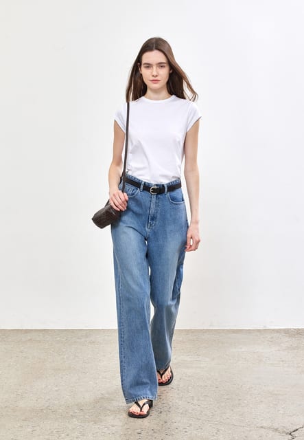 STRAIGHT MEDIUM BLUE DENIM