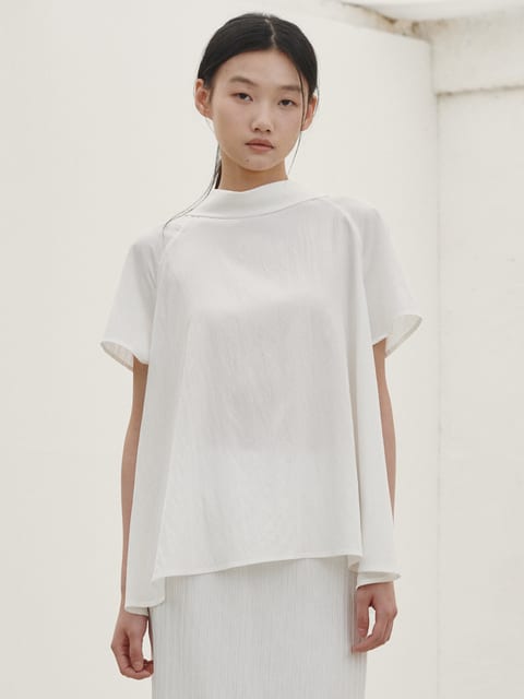 투웨이 플레어 블라우스 - 아이보리 / Two-way Flare Blouse - Ivory