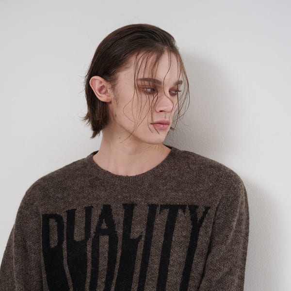 [PR:ET A PORTER] DUALITY MOHAIR KNIT (EARTH)