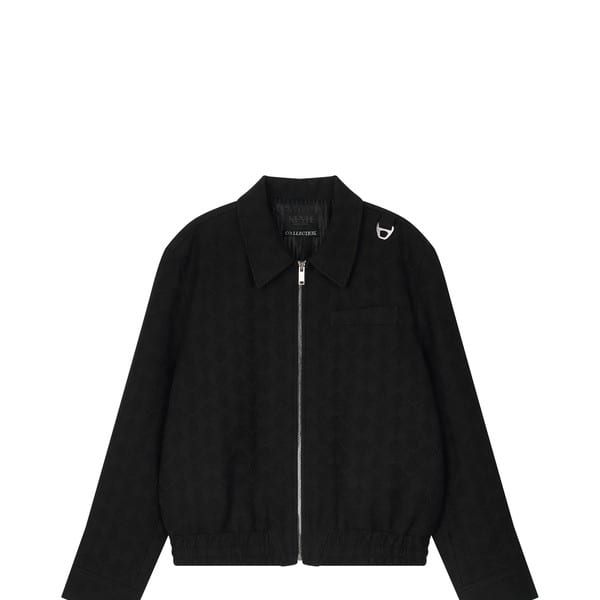 [PR:ET A PORTER] STAR APPLIQUE BLOUSON (BLACK)