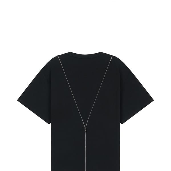 [PRET A PORTER] SYMMETRY ZIPPER T-SHIRT