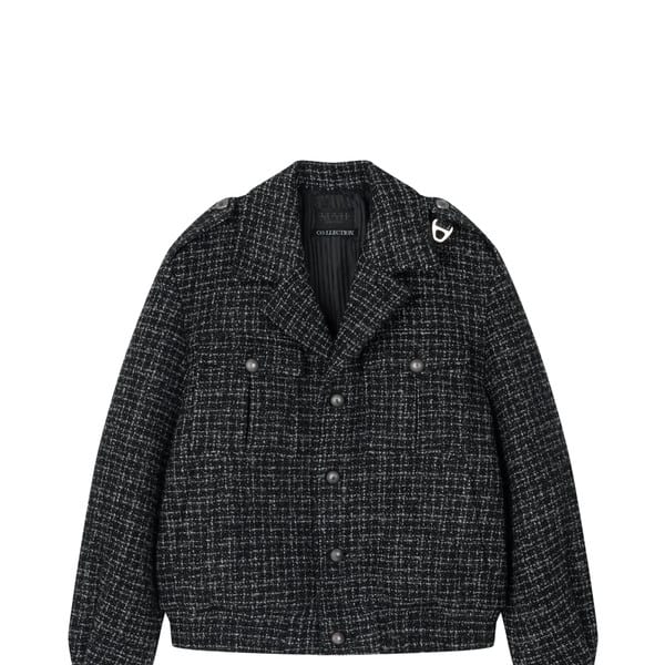 WOOL MILITARY BOMBER JACKET