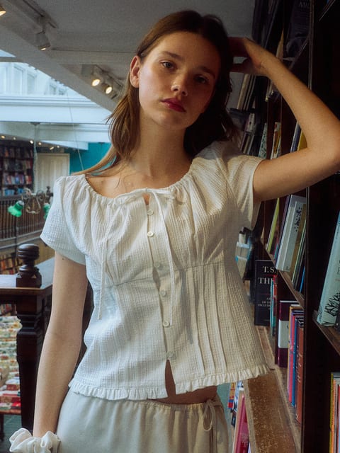 LUCY COTTON BLOUSE_3COLOR