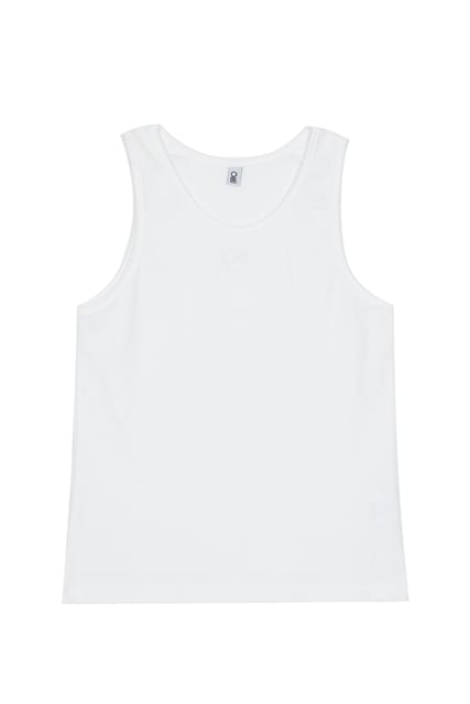 불량 아님 패치워크 탱크 탑 화이트 No Joke Patchwork Tank Top White