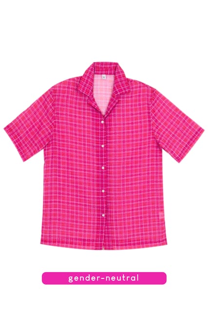[남녀공용]새참 반팔 셔츠 Butterfly Farm Shirt