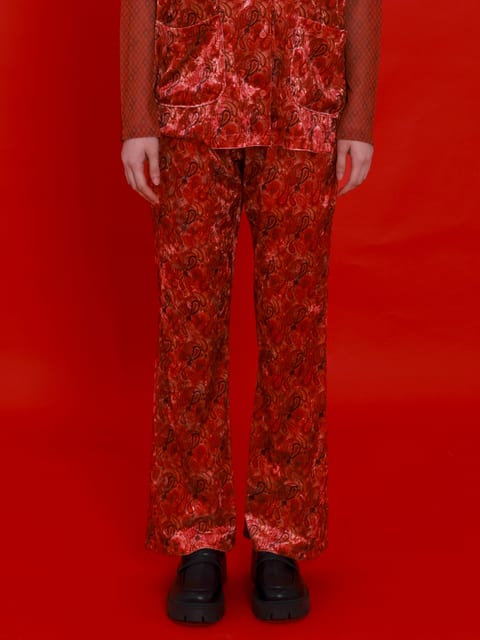 벨루어 플레어 팬츠 Velour Flare Pants