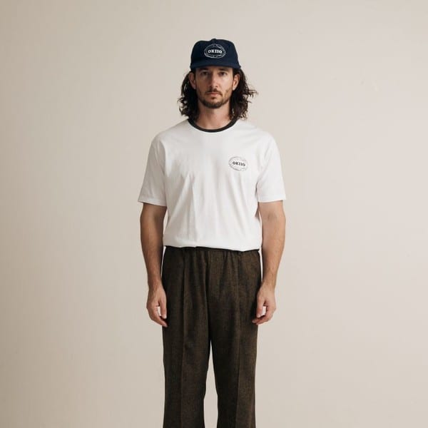 Frame Ringer Tee [Charcoal]