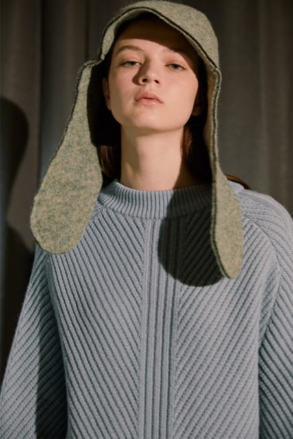 BLUE MULTI STRIPE SWEATER