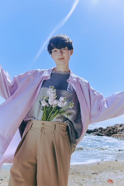 COLLAGE PANEL DARK&LIGHT GREY SWEATSHIRTS
