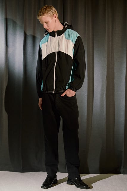 ORDINARY UNBALANCED VINTAGE BLACK DENIM PANTS