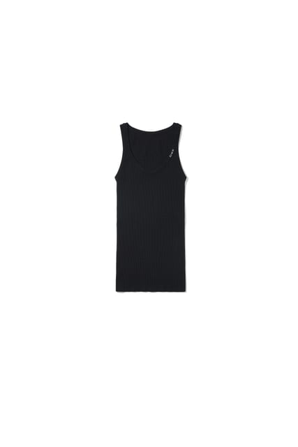 (Exclusive) ORE Knitted Sleeveless Black