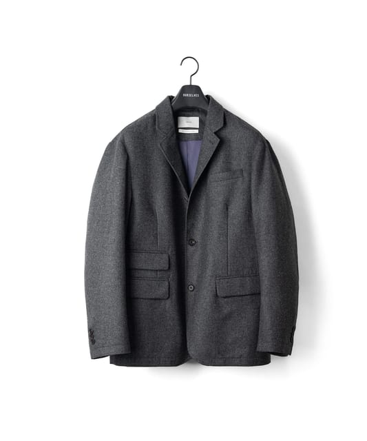 [24FW] Fine Wool Slumber Jacket - Charcoal