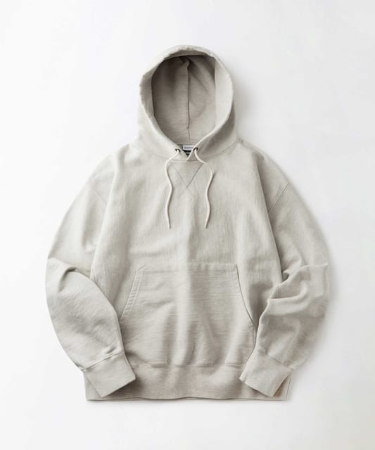 REVERSE HEAVY HOOD SWEAT_1%OATMEAL