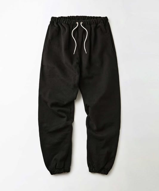REVERSE HEAVY SWEAT PANTS_BLACK