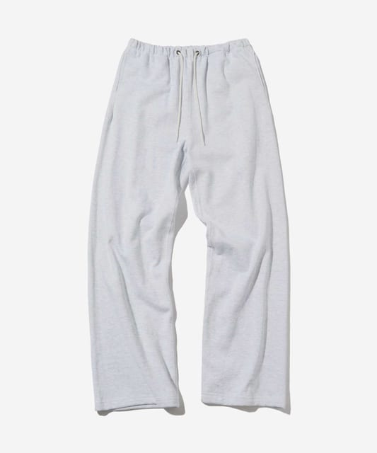 WIDE SWEAT PANTS_1%MELANGE GRAY
