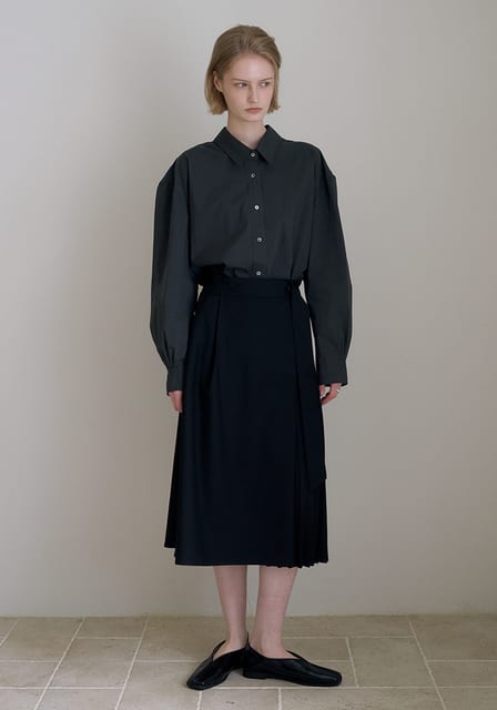 PLEATS BELTED SKIRT_BLACK_OD3C2MSK91BKA