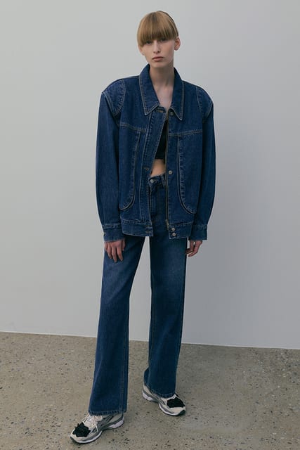 INDIGO DENIM PANTS