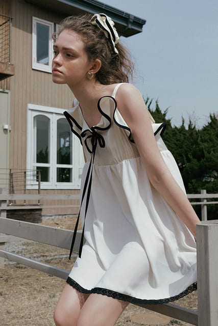 [scrunchie set]ruffle trimming ops