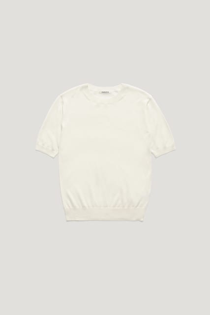 [16GAUGE] TENCEL SILK KNIT_IVORY