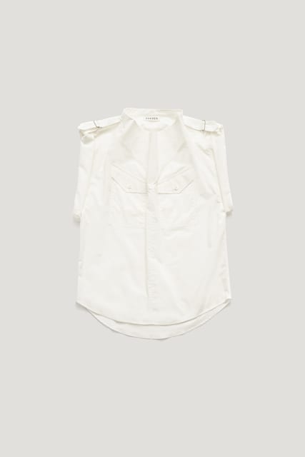 CAMILLE DRAPE BLOUSE_IVORY