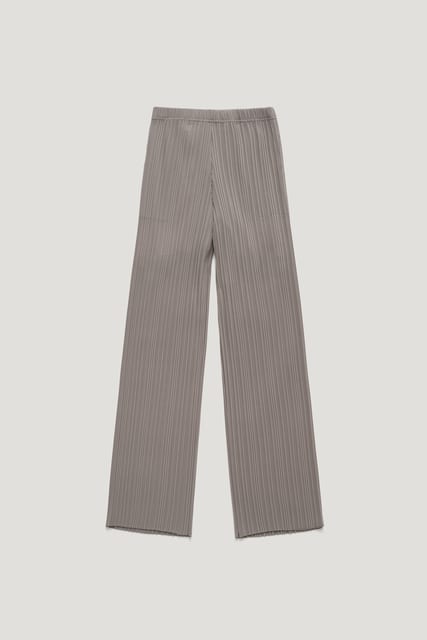 PLEATS PANTS_MINERAL GRAY