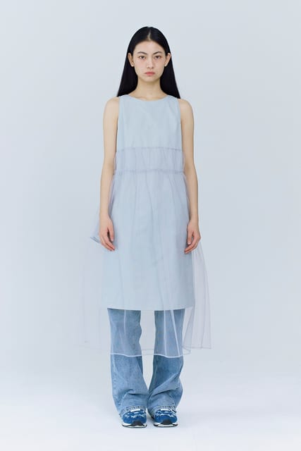 juju dress (mint grey)